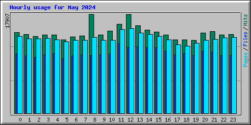 Hourly usage for May 2024